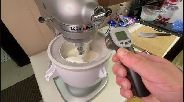 how long to freeze kitchenaid ice cream bowl