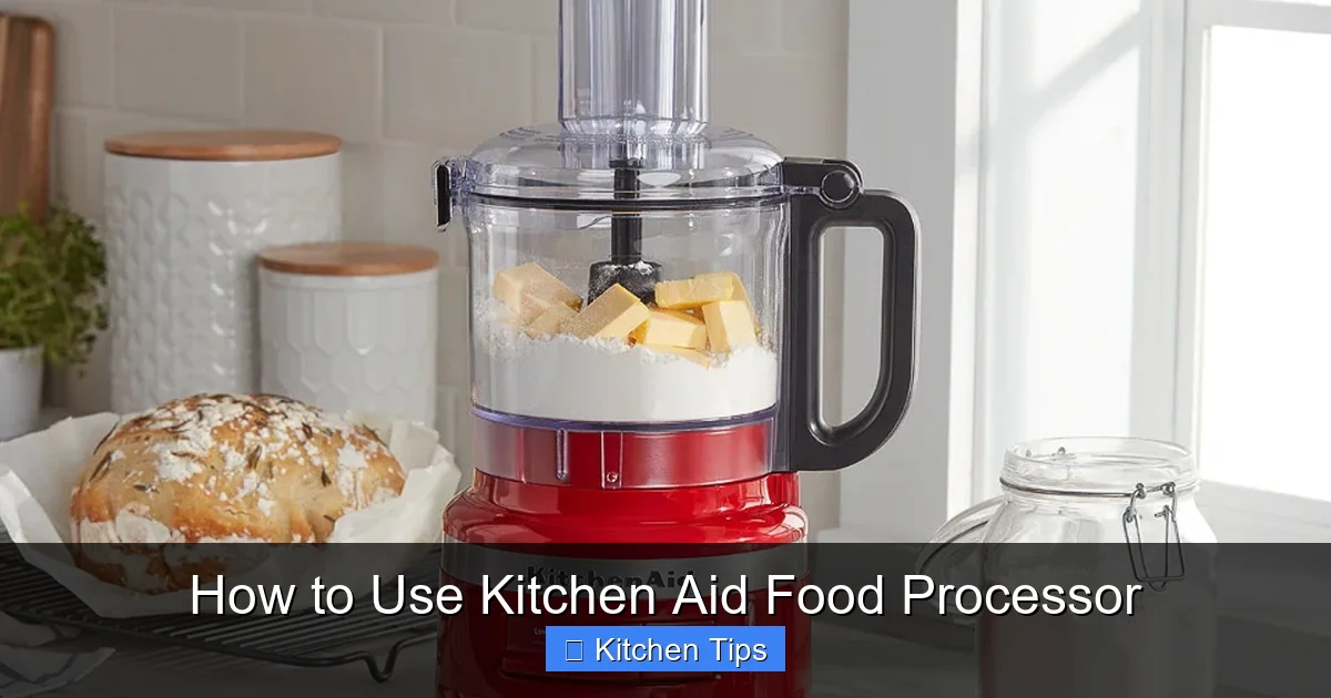 How to Use Kitchen Aid Food Processor