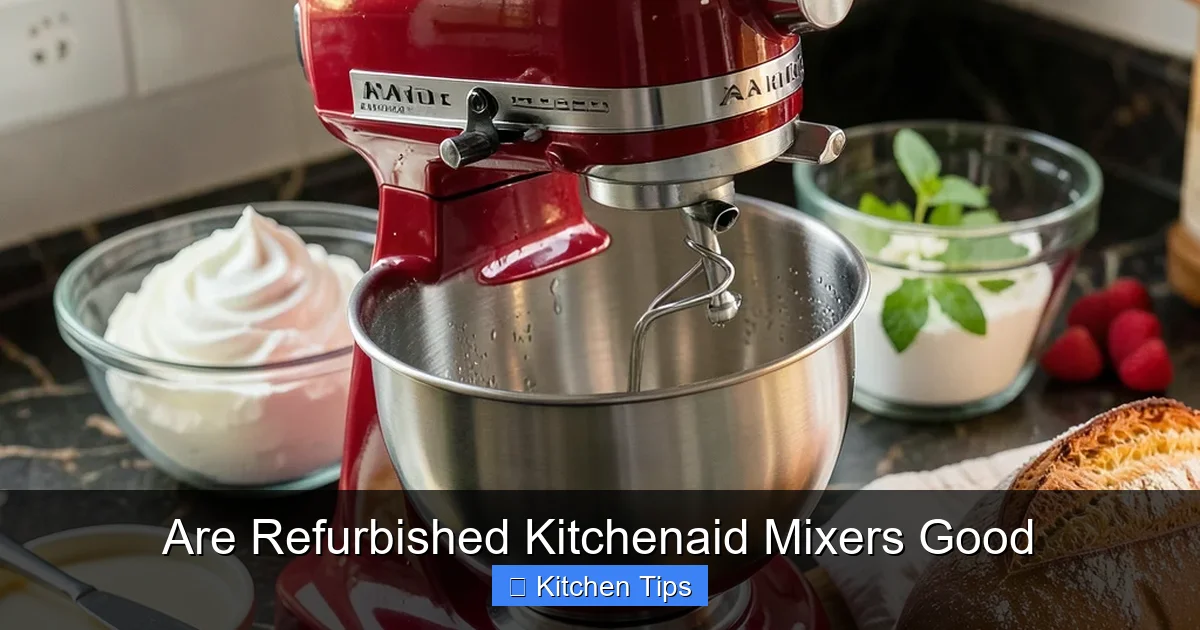 Are Refurbished Kitchenaid Mixers Good