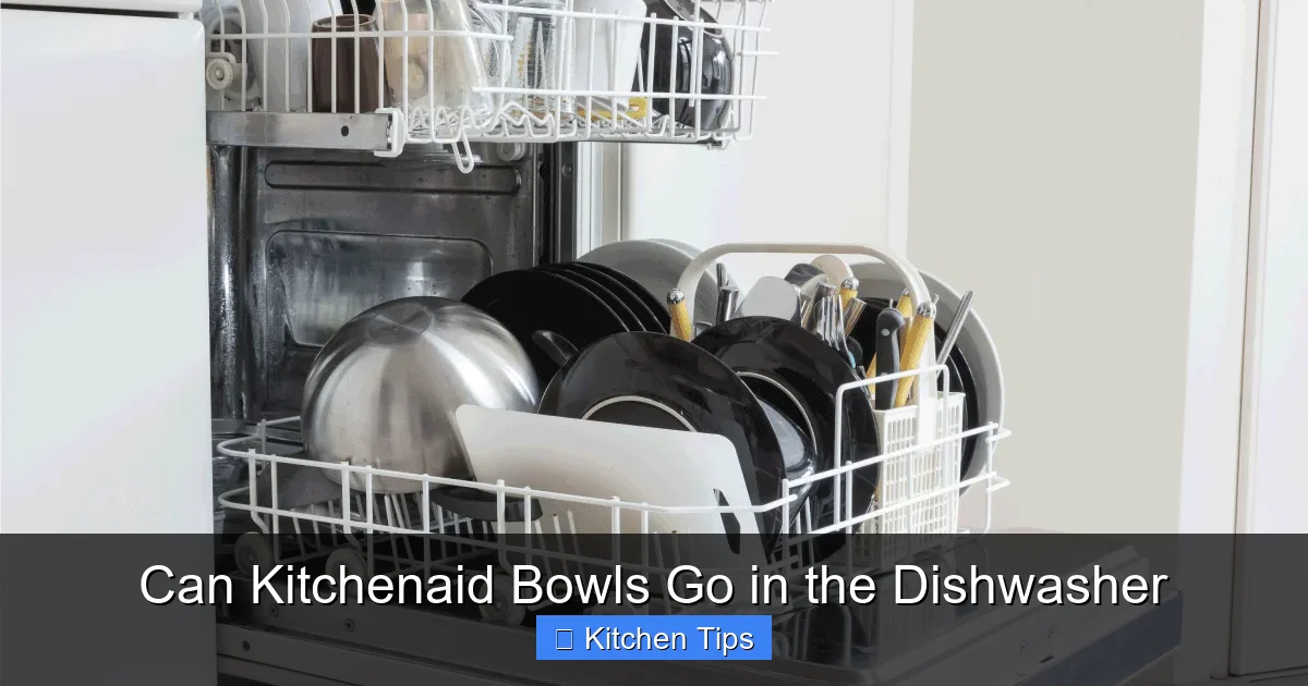 Can Kitchenaid Bowls Go in the Dishwasher