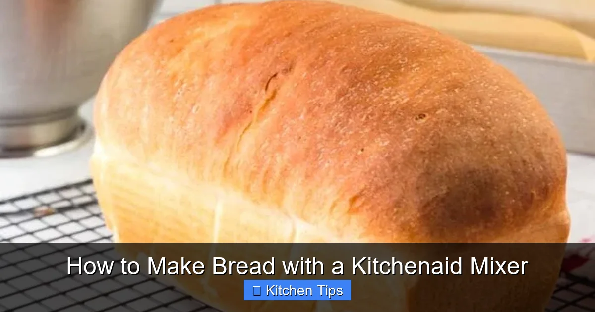 How to Make Bread with a Kitchenaid Mixer