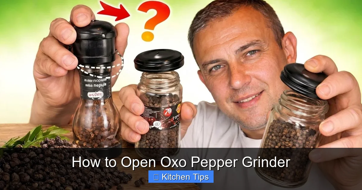 How to Open Oxo Pepper Grinder