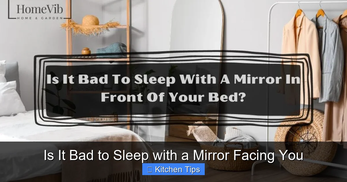 Is It Bad to Sleep with a Mirror Facing You
