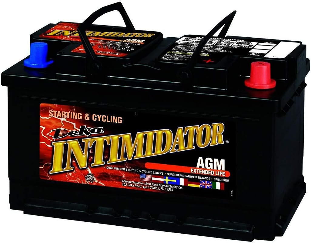 Deka 9A94R AGM Intimidator Battery - Maintenance-Free Automotive Power