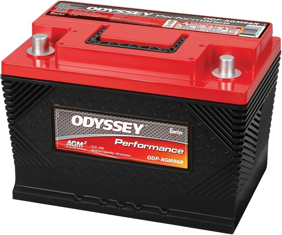 Odyssey Extreme Series 12V AGM Battery with 1100 Cranking Amps and Top