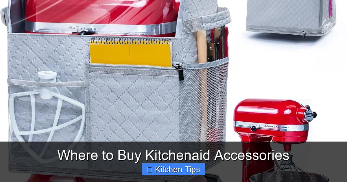 Where to Buy Kitchenaid Accessories