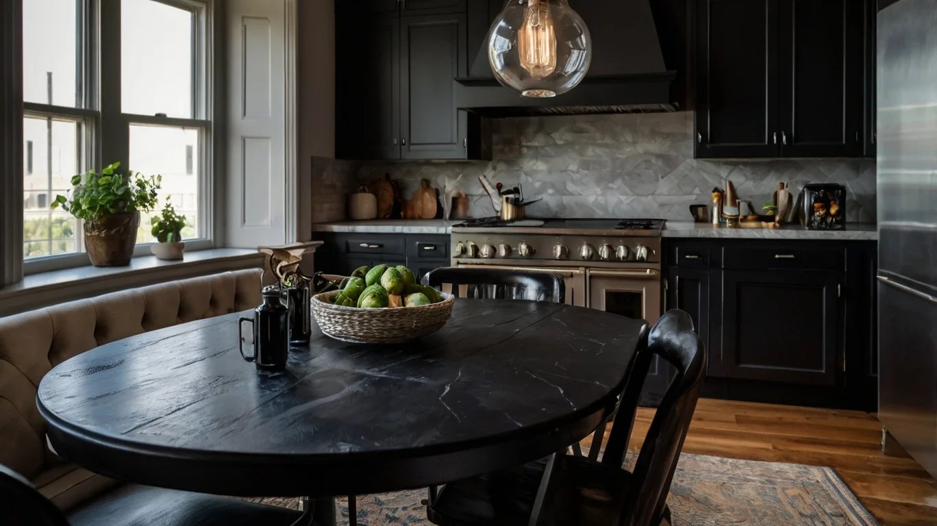 Black Kitchen Table