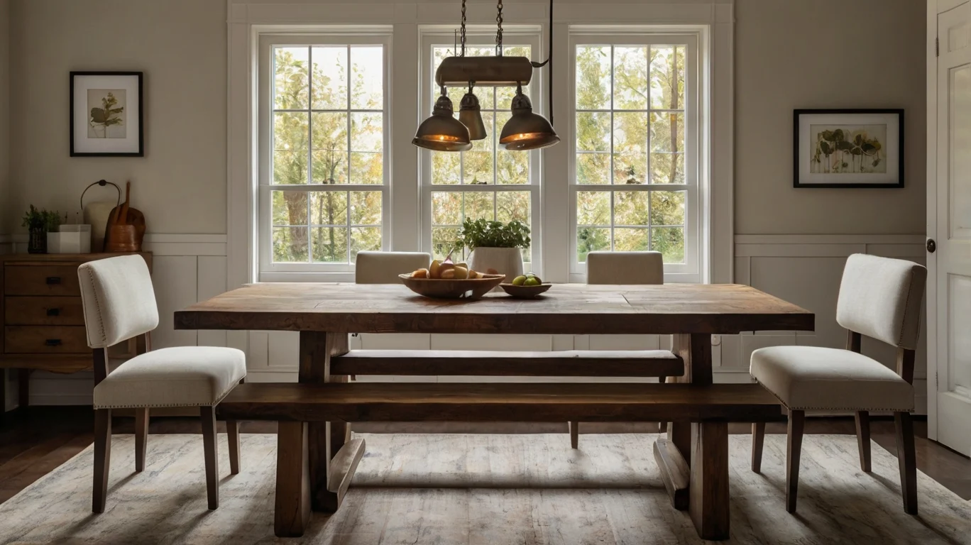 Kitchen Table with Bench