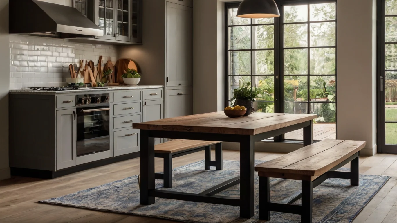 Kitchen Table with Bench