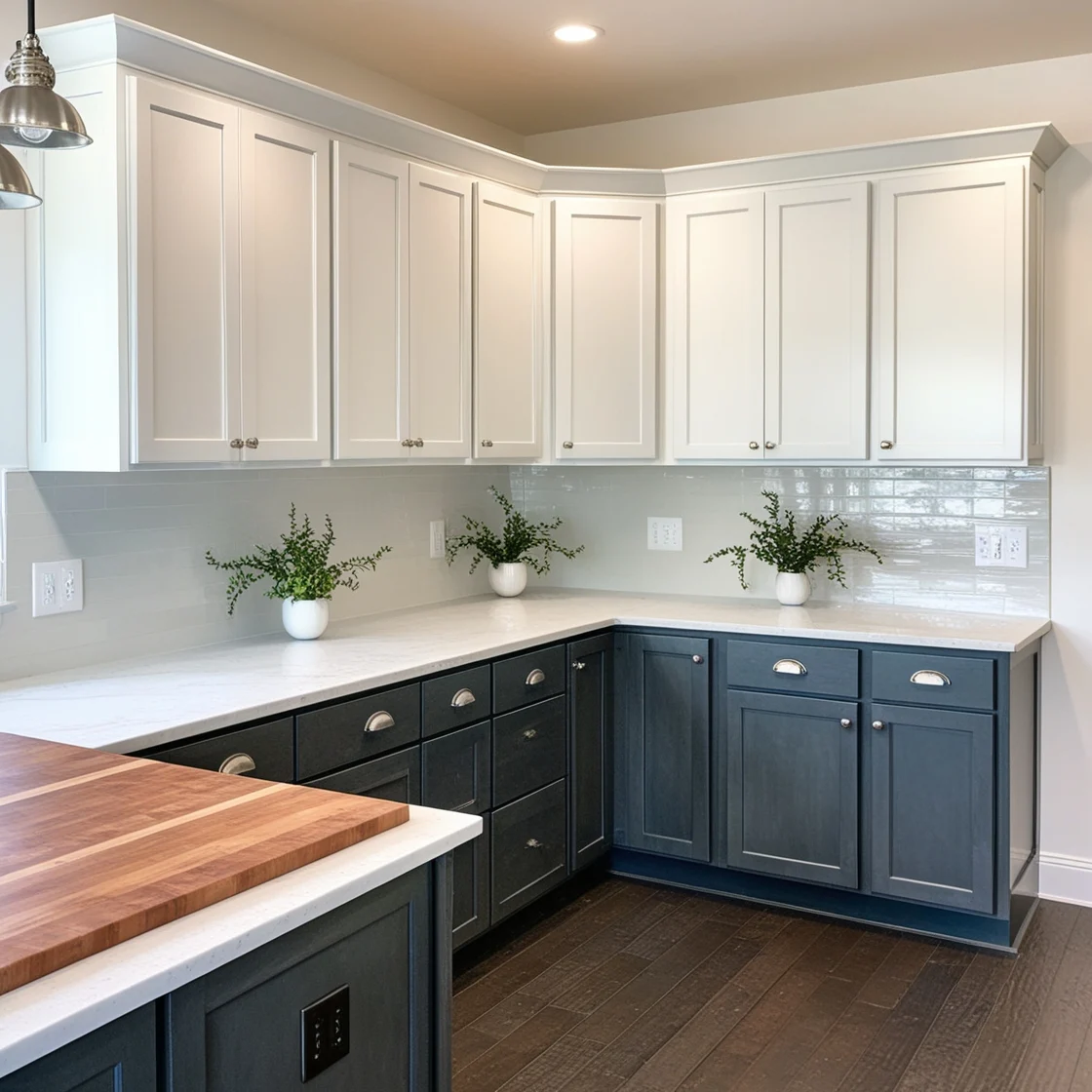 Two-Tone Kitchen Cabinets