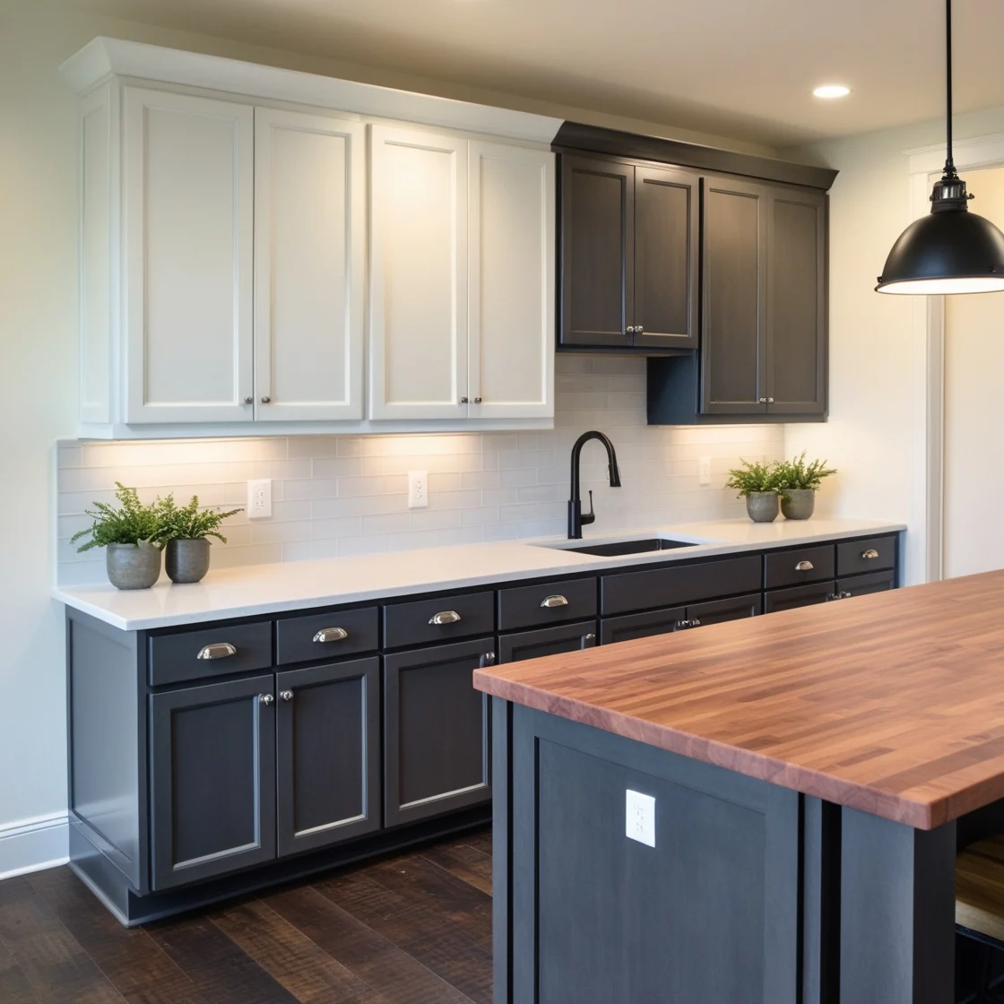 Two-Tone Kitchen Cabinets