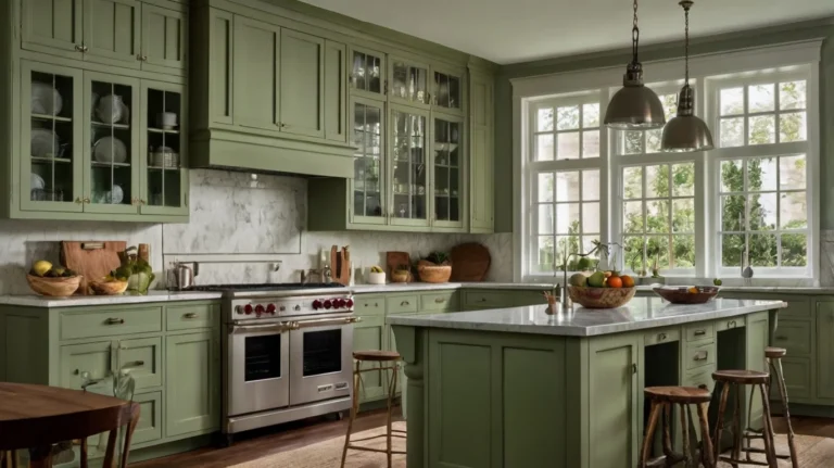 Sage Green Kitchen Cabinets