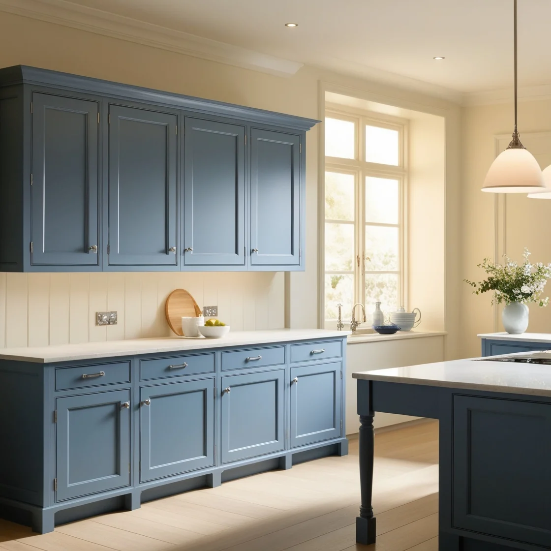 Blue Kitchen Cabinets